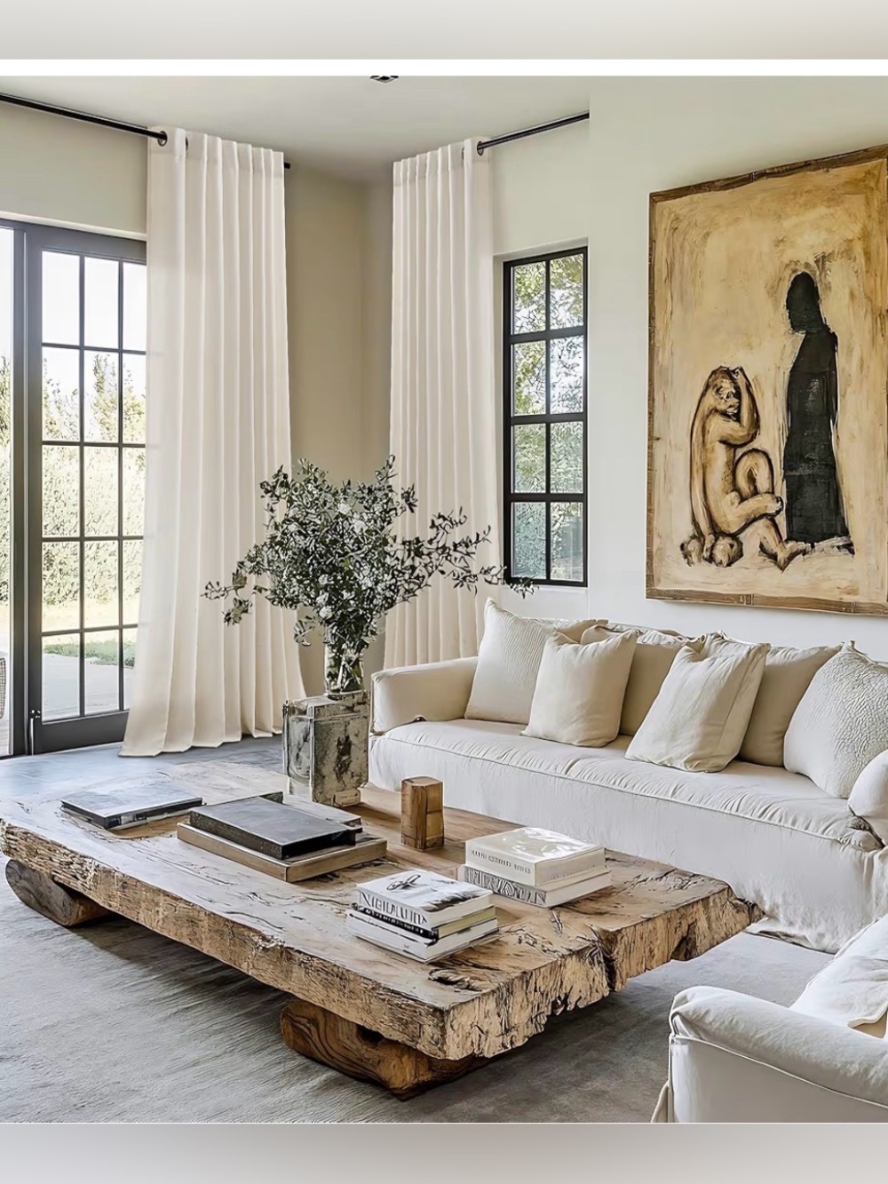 120” x 54” tall white curtains - Set of 2 - 2 sets available